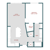 A6 One bedroom, One bathroom